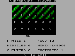 Running screen