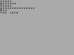 Running screen