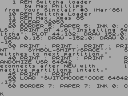 Running screen