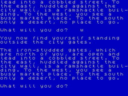 Running screen
