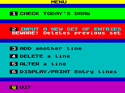 Running screen