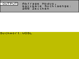Running screen
