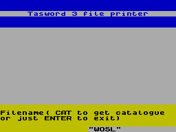 Running screen