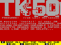 Running screen