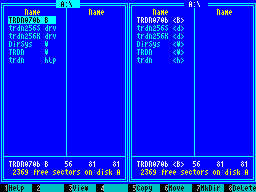 Running screen