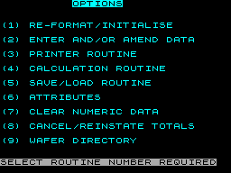 Running screen