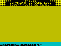 Running screen