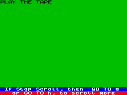 Running screen