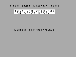 Running screen