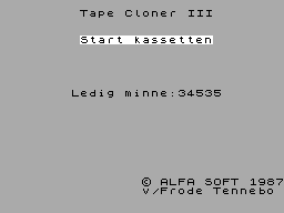 Running screen