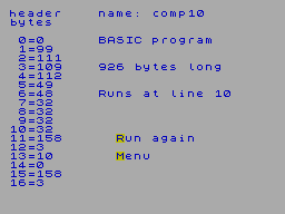 Running screen