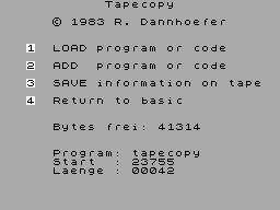 Running screen