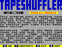 Running screen