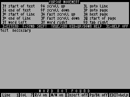 Running screen