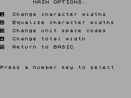 Running screen