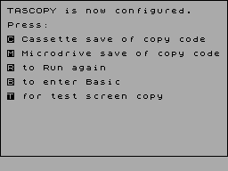 Running screen