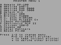 Running screen