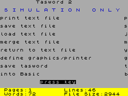 Running screen