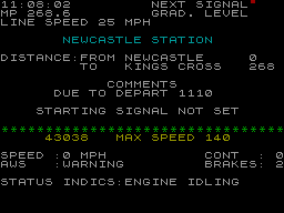Running screen