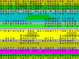 Running screen