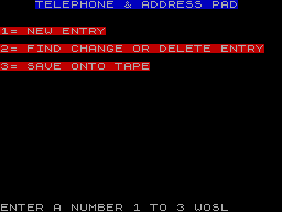Running screen