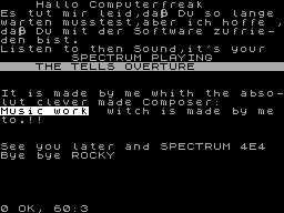 Running screen