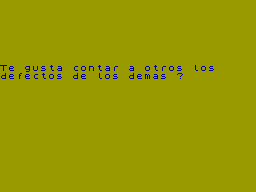 Running screen