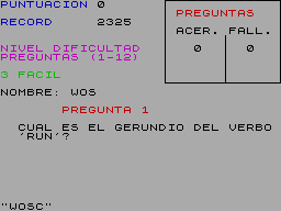 Running screen