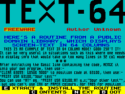 Running screen