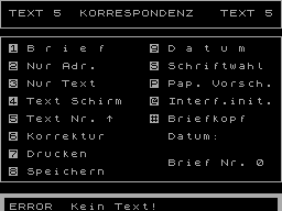 Running screen