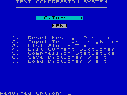 Running screen
