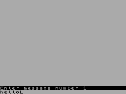 Running screen