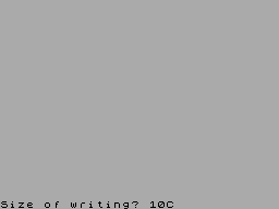 Running screen
