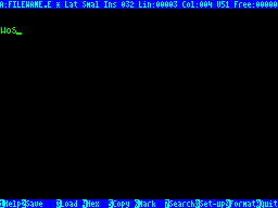 Running screen