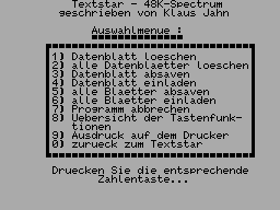 Running screen