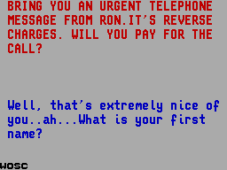 Running screen