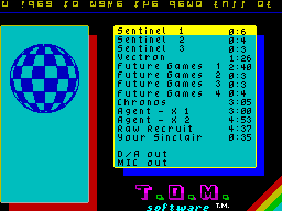 Running screen