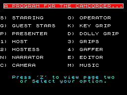 Running screen