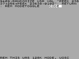 Running screen