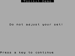 Running screen