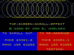 Running screen
