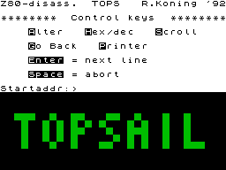 Running screen