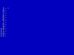 Running screen