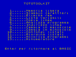 Running screen