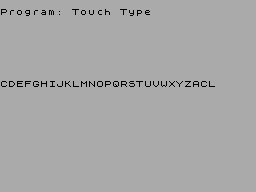 Running screen