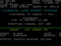Running screen