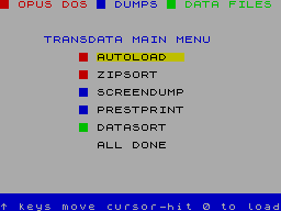 Running screen