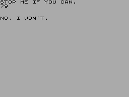 Running screen