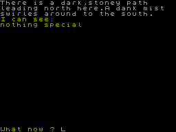 Running screen