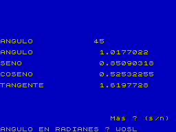 Running screen